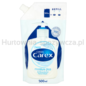 Carex Mydło W Płynie Moisture Plus Antybakteryjne O Kremowej Konsystencji 500Ml Opakowanie Uzupełniające