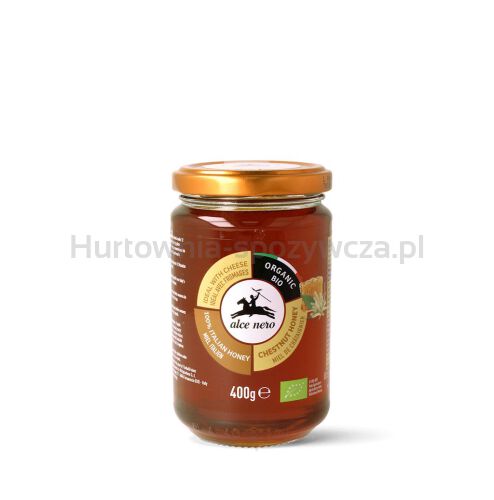 Miód Nektarowy Kasztanowy Bio 400 G - Alce Nero [BIO]