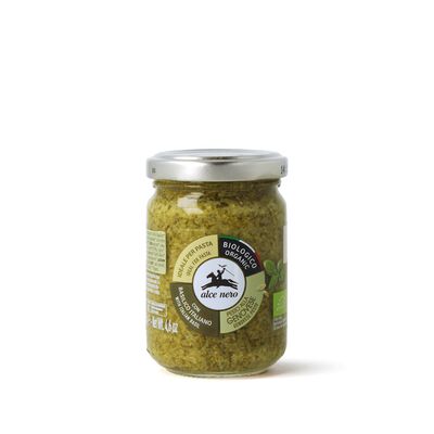 Pesto Genovese (Sos Bazyliowy) Bio 130 G - Alce Nero [BIO]