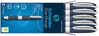 Pióro kulkowe SCHNEIDER One Change, 0,6mm, niebieskie - 5