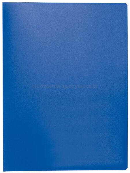 Q-Connect Teczka ofertowa, PP, A4, 380mikr., 10 koszulek, niebieska 