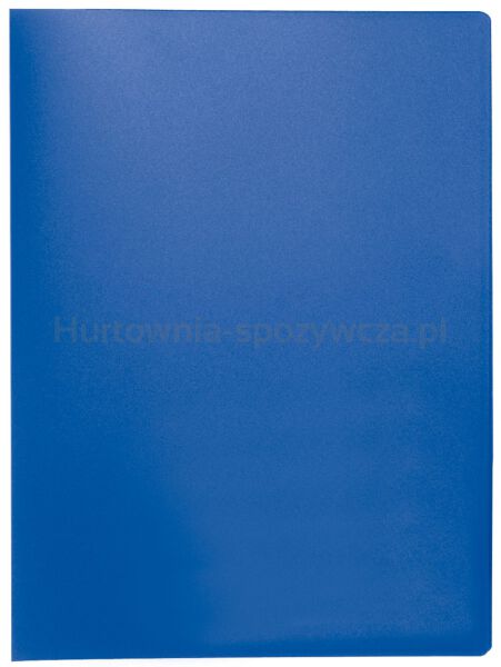 Q-Connect Teczka ofertowa, PP, A4, 380mikr., 10 koszulek, niebieska 
