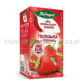 Herbapol Herbaciany Ogród herbatka owocowa truskawka z poziomką 20tb/50g