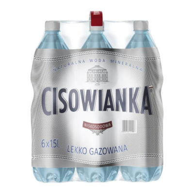 Woda Cisowianka Lekko Gazowana 1,5Lx6 szt.