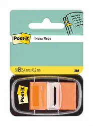 Post-It Zakładki Indeksujące (680-4), Pp, 25,4X43,2Mm, 50 Kart., Pomarańczowe 