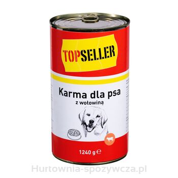 Topseller Karma Dla Psa Z Wołowiną 1240G
