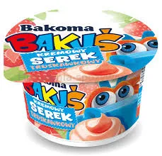 Bakuś Serek kremowy Truskawka 125g