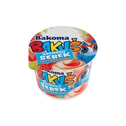 Serek kremowy Bakuś Truskawka 125g