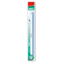Linijka Plastikowa Keyroad, 30 Cm, Zawieszka, Transparentna