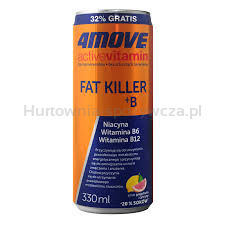 4MOVE Active Vitamin FAT KILLER smak grejpfruta i cytryny 330 ml