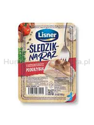 Lisner Śledzik Na Raz W Sosie Grzybowym Z Pieczoną Papryką Podgrzybek 100G