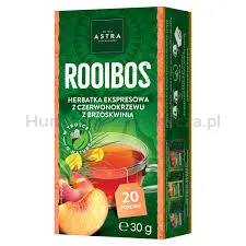 Astra Rooibos z brzoskwinią 20 torebek ekspresowa