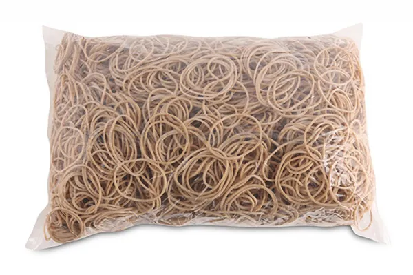 Office Products Gumki recepturki średnica 40mm, 1,5x1,5mm, 60% kauczuku, 1000g, zgrzewka, naturalne 