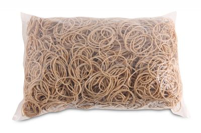 Office Products Gumki recepturki średnica 40mm, 1,5x1,5mm, 60% kauczuku, 1000g, zgrzewka, naturalne 