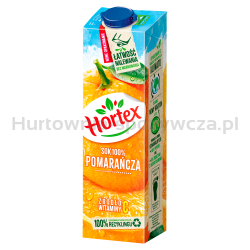 Hortex Pomarańcza Sok 100% Karton 1L