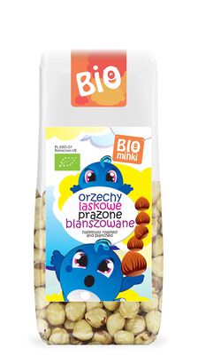 Orzechy Laskowe Blanszowane Prażone Bio 100 G - Biominki [BIO]