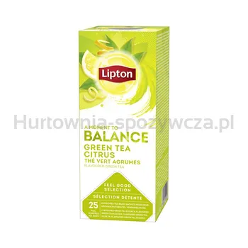 Herbata Lipton Feel Good Selection, Balance, Zielona, Cytrusowa, 25 Kopert