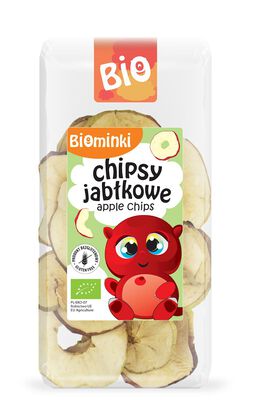 Chipsy Jabłkowe Bezglutenowe Bio 30 G - Biominki [BIO]