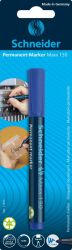 Marker permanentny SCHNEIDER Maxx 130, okrągły, 1-3mm, blister, niebieski