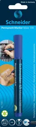 Marker permanentny SCHNEIDER Maxx 130, okrągły, 1-3mm, blister, niebieski