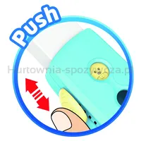 Gumka do ścierania KEYROAD, pastel, suwak, pudełko, mix kolorów - 2