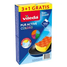 Vileda Zmywak Pur Active Colors 4szt.