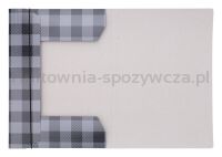 Teczka z gumką OFFICE PRODUCTS, karton/lakier, A4, 320gsm, 3-skrz., mix kolorów w kratę - 14