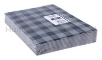 Teczka Z Gumką Office Products, Karton/Lakier, A4, 320Gsm, 3-Skrz., Mix Kolorów W Kratę - 9