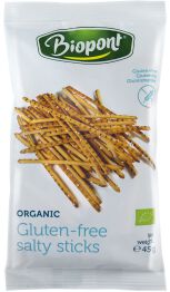 Biopont  Paluszki Solone Bezglutenowe Bio 45 G <br>(Data przydatności 18.05.2025)