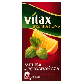 Vitax Herbata Inspiracje MelisaPomarańcza 20 Torebek X 1,65G