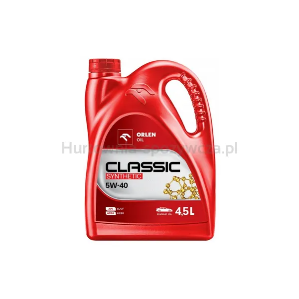 Olej Silnikowy Orlen Oil Classic Synthetic 5W-40 4,5L