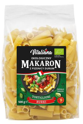 Vitaliana Makaron (Semolinowy) Tortiglioni Bio 500 G [BIO]