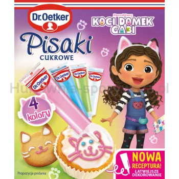 Dr.Oetker Pisaki cukrowe Koci Domek Gabi 68 g