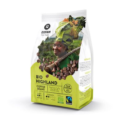 Kawa Ziarnista Arabica/Robusta Wysokogórska Fair Trade Bio 250 G - Oxfam [BIO]