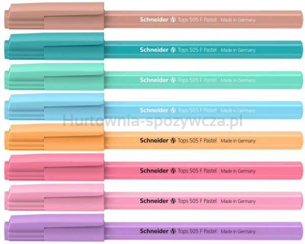 Długopis SCHNEIDER Tops 505, F, 1 szt., mix kolorów pastelowych - 2