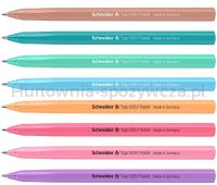 Długopis SCHNEIDER Tops 505, F, 1 szt., mix kolorów pastelowych - 3