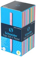Długopis SCHNEIDER Tops 505, F, 1 szt., mix kolorów pastelowych - 6
