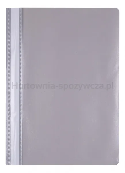 Skoroszyt OFFICE PRODUCTS, PP, A4, miękki, 100/170mikr., szary