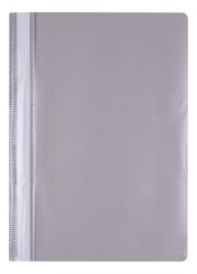 Skoroszyt OFFICE PRODUCTS, PP, A4, miękki, 100/170mikr., szary