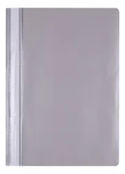 Skoroszyt Office Products, Pp, A4, Miękki, 100/170Mikr., Szary