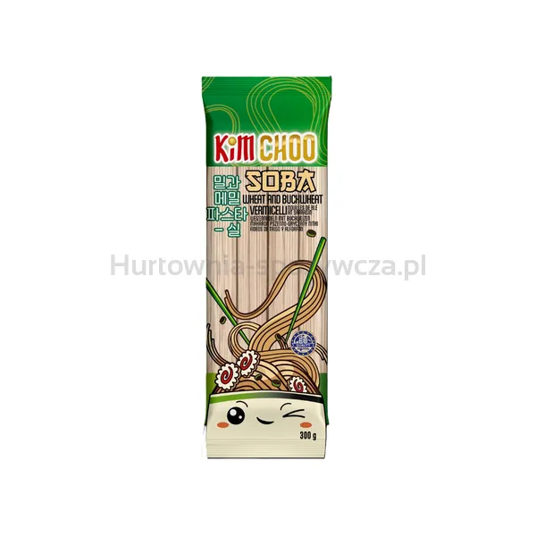 Kimchoo - Makaron Pszenno-Gryczany Nitki Soba 300G/48