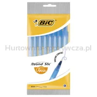 Bic Długopis Round Stic niebieski opakowanie 8 sztuk