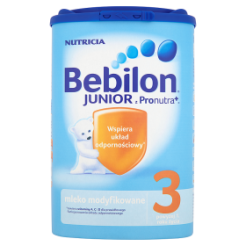 Bebilon Junior 3 Z Pronutra+ Mleko Modyfikowane Powyżej 1 Roku Życia 800 G