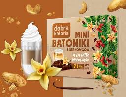 Dobra Kaloria Mini Batoniki z nerkowców ala latte waniliowe 6 sztuk 102g