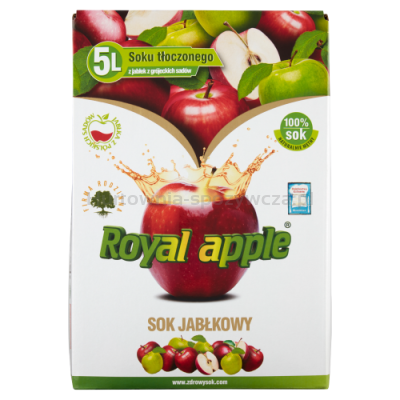 Royal Apple Sok Jabłkowy 100% 5L