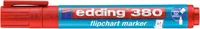 Edding Marker do flipchartów e-380 1,5-3mm, czerwony  - 2