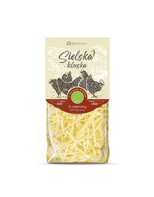 Bartolini Makaron (2-Jajeczny) Krajanka Bio 250 G  (Sielska Kluska) [BIO]