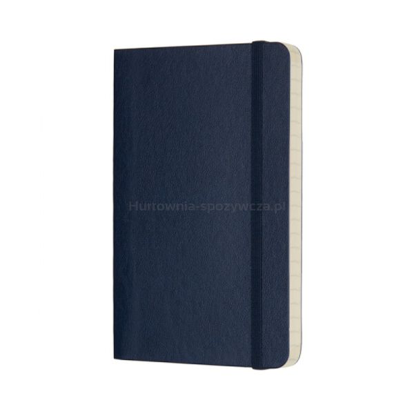 Notes MOLESKINE P (9x14cm) w linie, miękka oprawa, sapphire blue, 192 strony, niebieski - 5