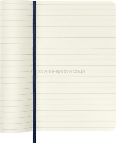 Notes MOLESKINE P (9x14cm) w linie, miękka oprawa, sapphire blue, 192 strony, niebieski - 6