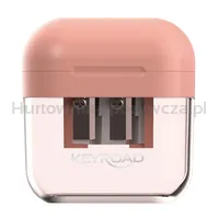 Keyroad Temperówka plastikowa Jelly Gel, podwójna, blister, transparentna - 3